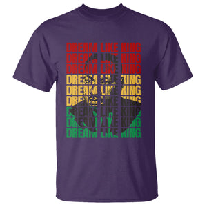 Martin Luther King Jr. T Shirt Dream Like King MLK Civil Rights Leaders Black History Month TS09 Purple Printyourwear