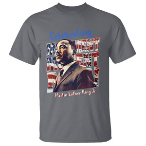 Martin Luther King Jr. T Shirt MLK Day Movement Moment Man Black History Month TS09 Charcoal Printyourwear