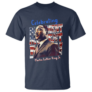 Martin Luther King Jr. T Shirt MLK Day Movement Moment Man Black History Month TS09 Navy Printyourwear