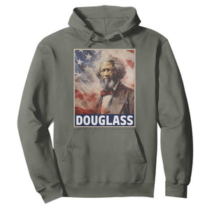 Frederick Douglass Hoodie African American Hero Black History Month TS09 Military Green Printyourwear