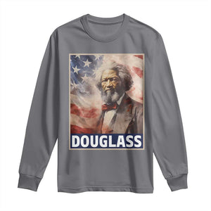 Frederick Douglass Long Sleeve Shirt African American Hero Black Civil Rights TS09 Charcoal Print Your Wear