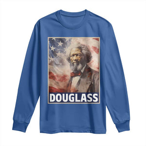 Frederick Douglass Long Sleeve Shirt African American Hero Black Civil Rights TS09 Royal Blue Print Your Wear