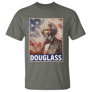 Frederick Douglass T Shirt African American Hero Black History Month TS09 Military Green Printyourwear