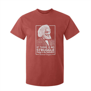 Frederick Douglass T Shirt For Kid If There Is No Struggle There Is No Progress Black Civil Rights BHM TS09 Red Print Your Wear