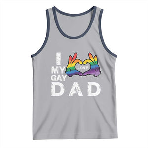 Father's Day LGBT Pride Tank Top I Love My Gay Dad TS09 Print Your Wear