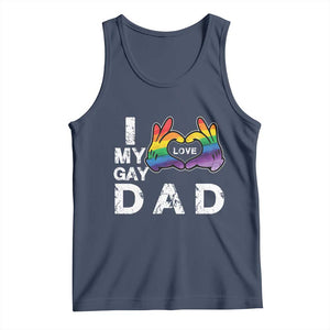 Father's Day LGBT Pride Tank Top I Love My Gay Dad TS09 Print Your Wear