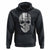 Father's Day Hoodie One Badass Bonus Dad Skull TS09 Black Print Your Wear