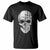 Father's Day T Shirt One Badass Bonus Dad Skull TS09 Black Print Your Wear