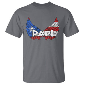 Papi Puerto Rican Father's Day T Shirt TS09 Charcoal Print Your Wear