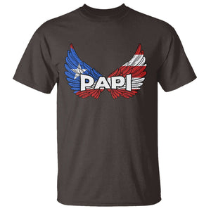 Papi Puerto Rican Father's Day T Shirt TS09 Dark Chocolate Print Your Wear