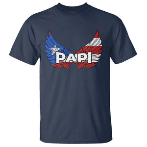 Papi Puerto Rican Father's Day T Shirt TS09 Navy Print Your Wear