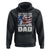 Father's Day Hoodie I Once Protected Him Now He Protects Me Proud Army Dad TS09 Black Print Your Wear