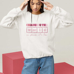 Teacher Sweatshirt Changing The World One Phoneme At A Time TS09 White Print Your Wear