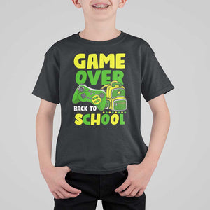 Funny Game Over Back To School T Shirt For Kid TS09 Black Print Your Wear