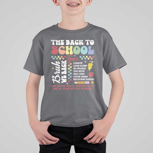 Funny The Back To School Tour T Shirt For Kid TS09 Charcoal Print Your Wear