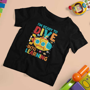 Funny Back To School Submarine T Shirt For Kid Ready To Dive Into Learning Ocean Lover TS09 Black Print Your Wear