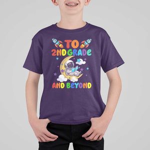 Funny 2nd Grade Outer Space T Shirt For Kid To Second Grade And Beyond Astronaut TS09 Purple Print Your Wear