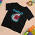 Funny Shark Ready To Attack 2nd Grade T Shirt For Kid TS09 Black Print Your Wear