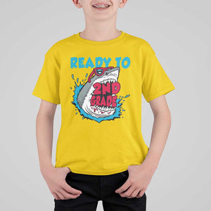 Funny Shark Ready To Attack 2nd Grade T Shirt For Kid TS09 Daisy Print Your Wear