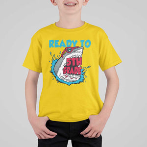 Funny Shark Ready To Attack 5th Grade T Shirt For Kid TS09 Daisy Print Your Wear