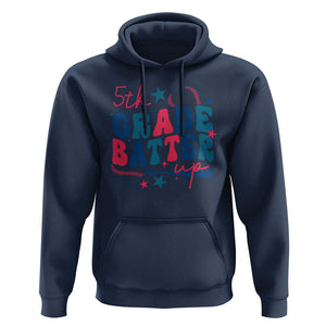 5th Grade Baseball Player Hoodie Batter Up Back To School TS09 Navy Print Your Wear