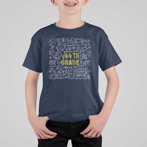 Funny Math Lover Back To School T Shirt For Kid 8th Grade Square Root Of 64 TS09 Navy Print Your Wear