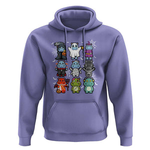 Halloween Cute Baby Pygmy Hippo Hoodie TS09 Violet Print Your Wear