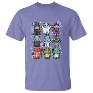 Halloween Cute Baby Pygmy Hippo T Shirt TS09 Violet Print Your Wear