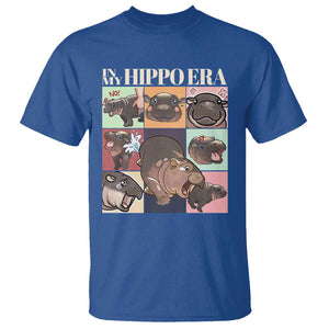 Cute Baby Pygmy Hippo Thailand T Shirt In My Hippo Era MooDeng Meme TS09 Royal Blue Print Your Wear