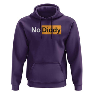 No Diddy Hoodie Funny Sarcastic Diddy Party TS09 Purple Print Your Wear