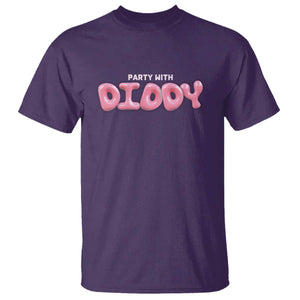 Party With Diddy T Shirt Funny Sarcastic Diddy Party TS09 Purple Print Your Wear