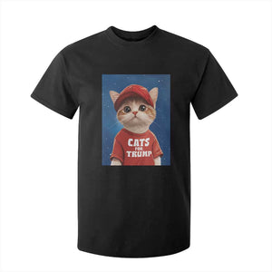 Trump Cat T Shirt For Kid Cute Cats For Trump American President TS09 Black Print Your Wear