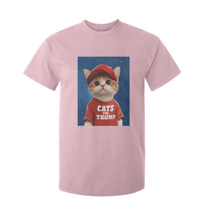 Trump Cat T Shirt For Kid Cute Cats For Trump American President TS09 Light Pink Print Your Wear