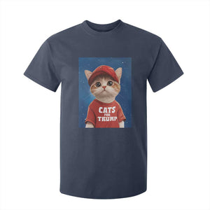 Trump Cat T Shirt For Kid Cute Cats For Trump American President TS09 Navy Print Your Wear