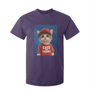 Trump Cat T Shirt For Kid Cute Cats For Trump American President TS09 Purple Print Your Wear