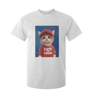 Trump Cat T Shirt For Kid Cute Cats For Trump American President TS09 White Print Your Wear