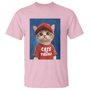 Trump Cat T Shirt Cute Cats For Trump American President TS09 Light Pink Print Your Wear