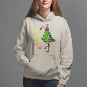 Fa La La Mingo Flamingo Hawaiian Christmas Tree Hoodie TS09 Printyourwear