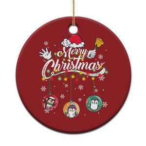 Merry Christmas Cute Penguin Christmas Ornament TS09 Print Your Wear