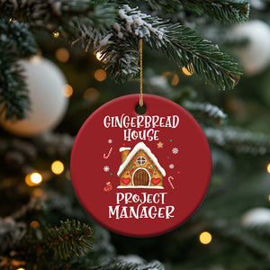 Xmas Baking Christmas Ornament Gingerbread House Project manager Decorating TS09 Print Your Wear