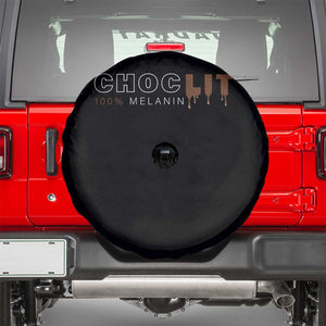 Black Pride Spare Tire Cover Choclit 100% Melanin African American TS09 Black Print Your Wear