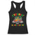 Stepping Into Black History Month Racerback Tank Top TS09 Black Print Your Wear