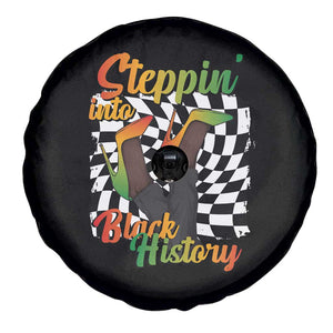 Stepping Into Black History Month Spare Tire Cover African American Women Melanin Pride TS09 Print Your Wear