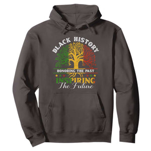 Black History Hoodie Honoring The Past Inspiring The Future TS09 Dark Chocolate Print Your Wear