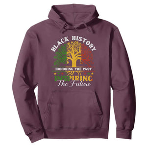 Black History Hoodie Honoring The Past Inspiring The Future TS09 Maroon Print Your Wear