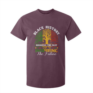 Black History T Shirt For Kid Honoring The Past Inspiring The Future TS09 Maroon Print Your Wear