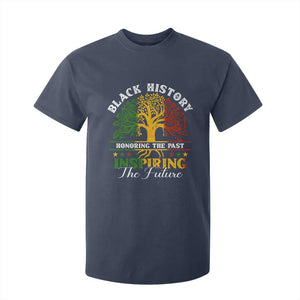 Black History T Shirt For Kid Honoring The Past Inspiring The Future TS09 Navy Print Your Wear