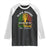 Black History Raglan Shirt Honoring The Past Inspiring The Future TS09 Black White Print Your Wear