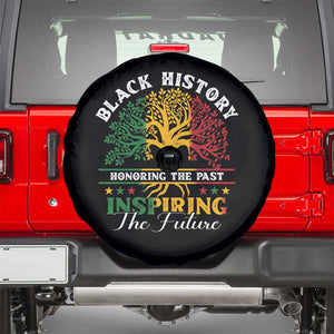 Black History Spare Tire Cover Honoring The Past Inspiring The Future TS09 Black Print Your Wear