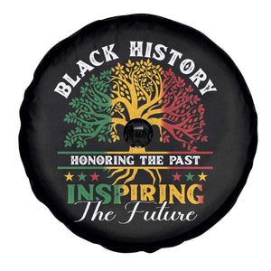 Black History Spare Tire Cover Honoring The Past Inspiring The Future TS09 Print Your Wear